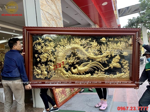 Tranh Vinh Hoa Phú Quý 2m3 dát vàng 9999