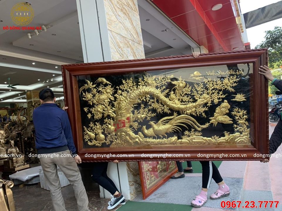 Tranh Vinh Hoa Phú Quý 2m3 dát vàng 9999