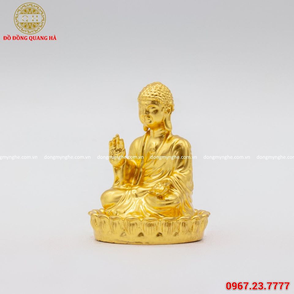 Tượng Phật Thái Lan thếp vàng 9999