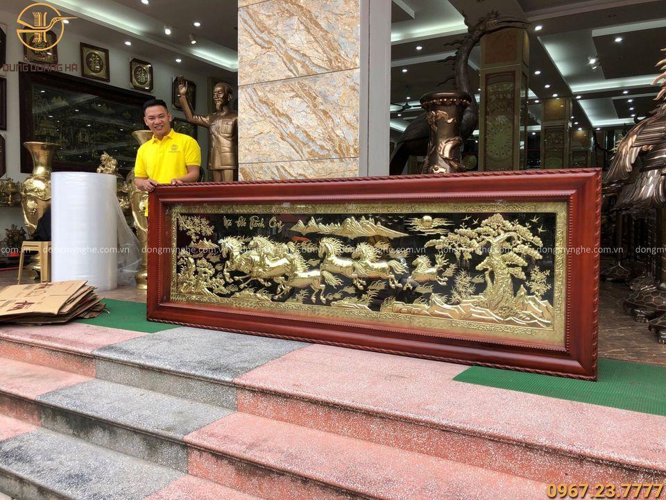 Tranh đồng Mã Đáo Thành Công đẹp kích thước 2m97 x 1m