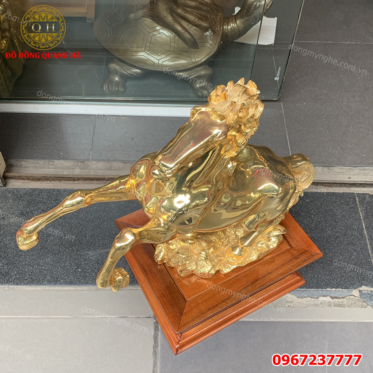 Ngựa phong thủy mạ vàng 24k giá rẻ toàn quốc
