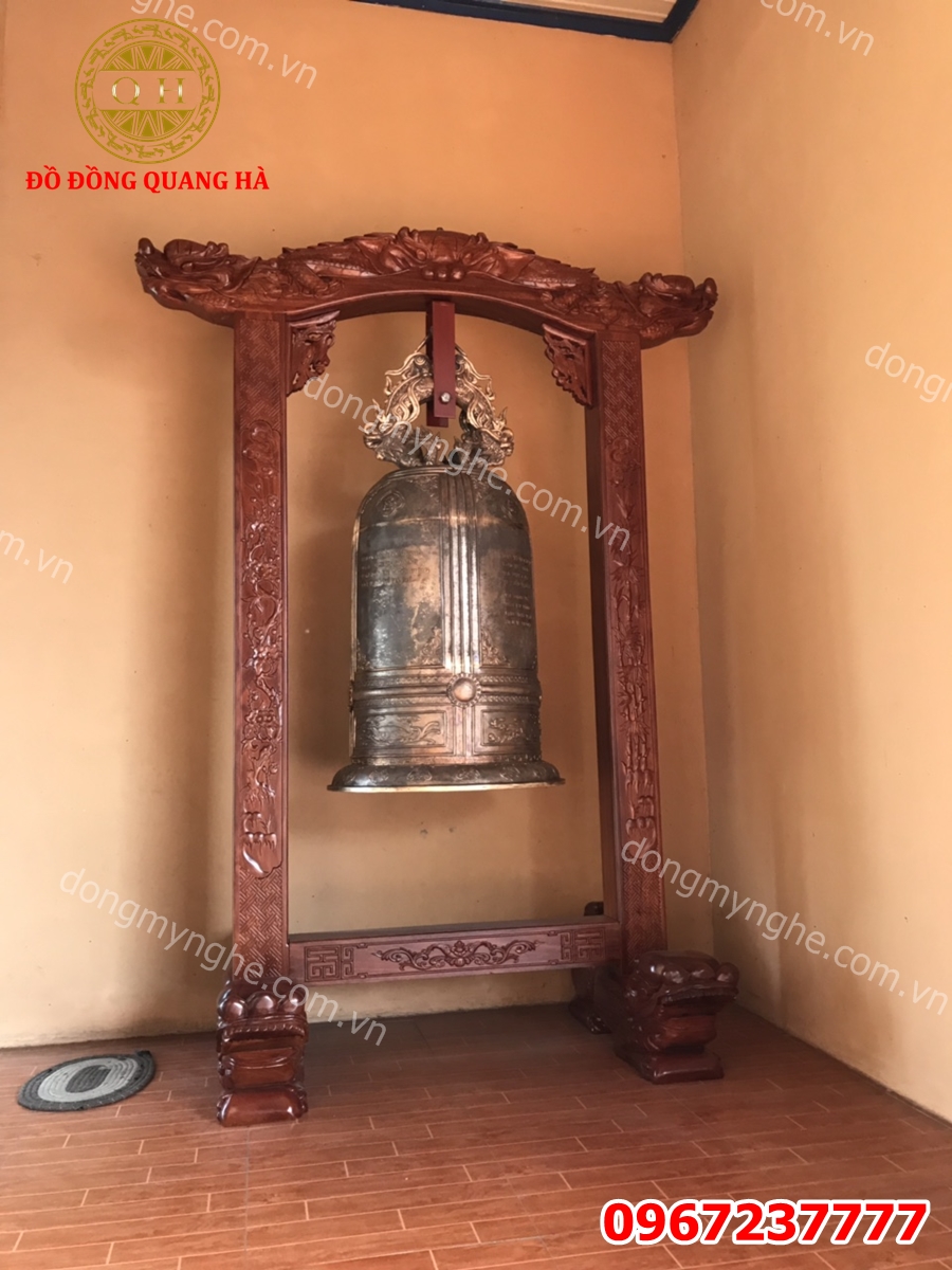 Đúc Chuông đồng nặng 500kg tại chùa Nguyệt Hạ - tỉnh Nam Định
