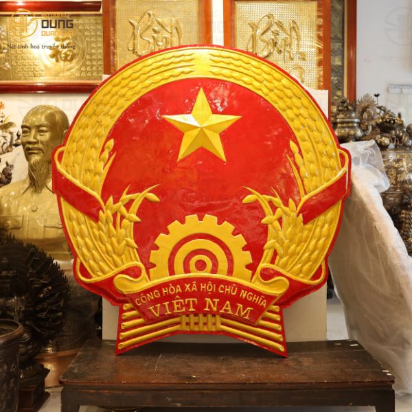 Quốc Huy Bằng Đồng - Biểu tượng dân tộc Việt Nam 