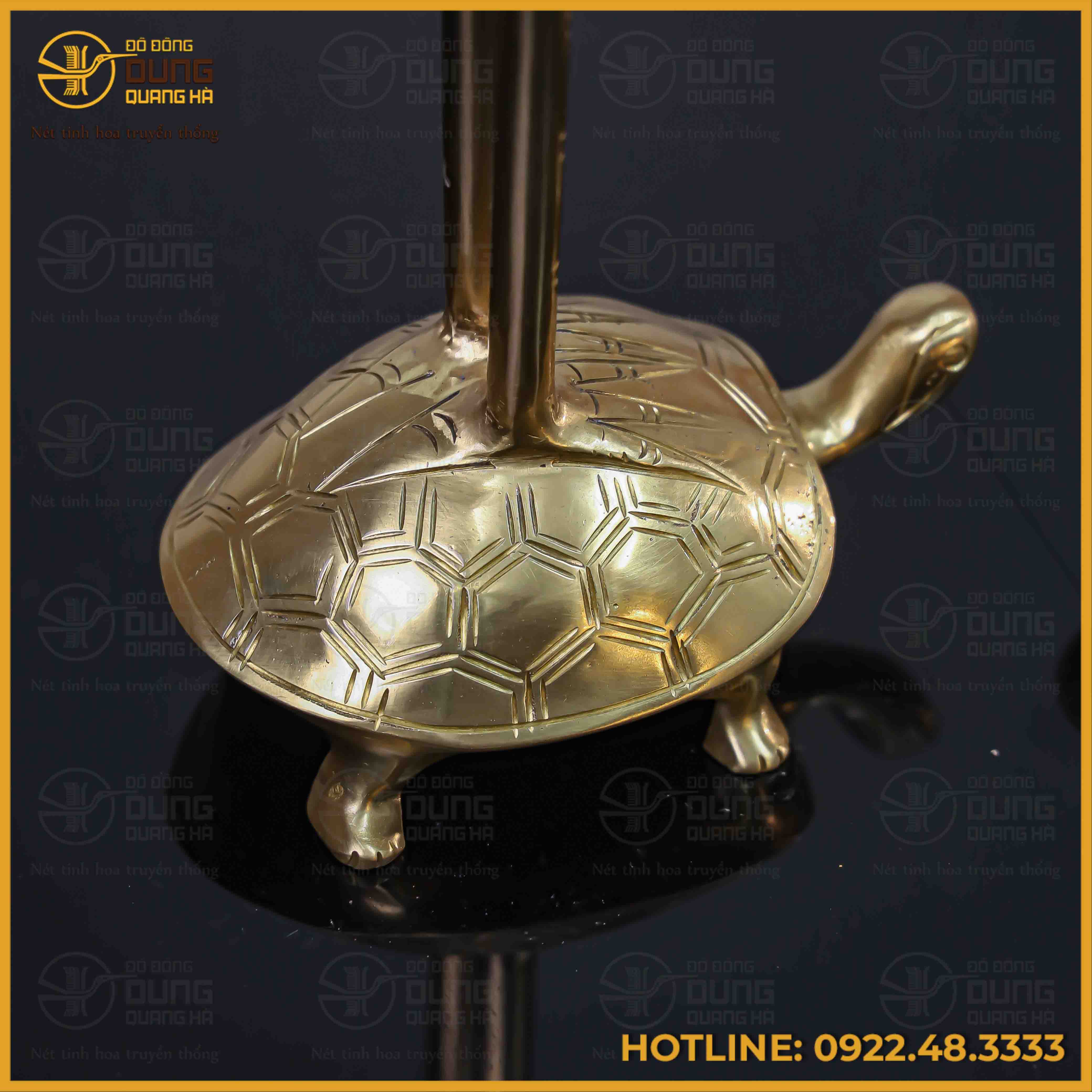 Hạc thờ bằng đồng catut cao 50cm