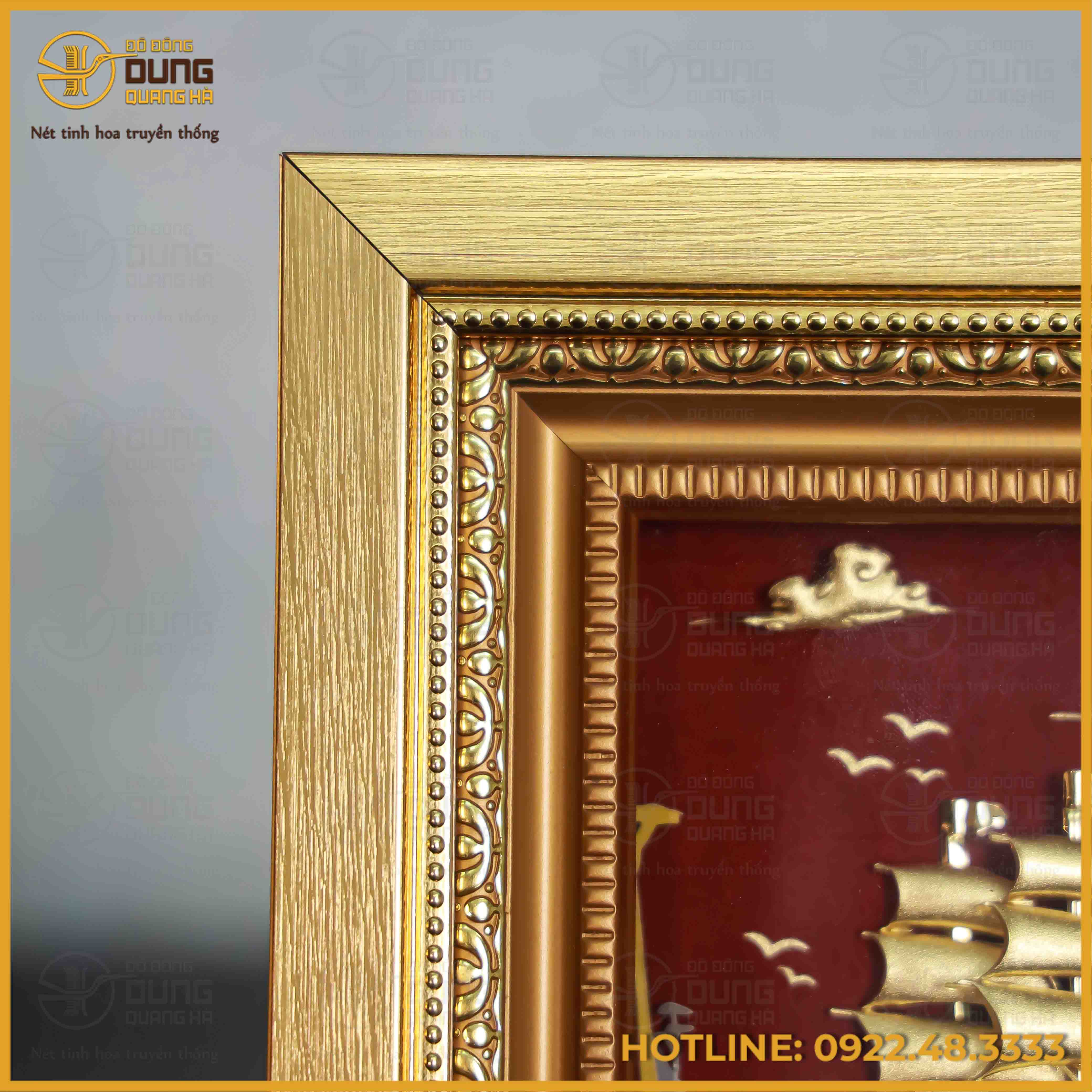 Tranh quà tặng thuận buồm xuôi gió kích thước 20x25cm