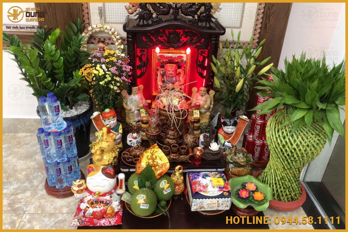 Ý nghĩa của việc trang trí bàn thờ Thần Tài