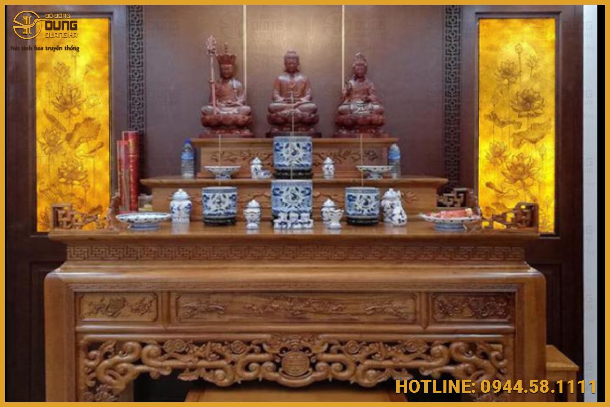 Bát hương bàn thờ Phật