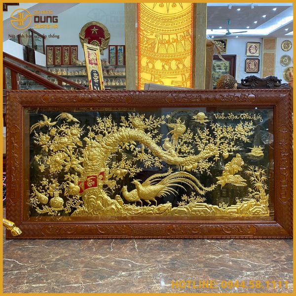 Tranh phong thuỷ bằng đồng