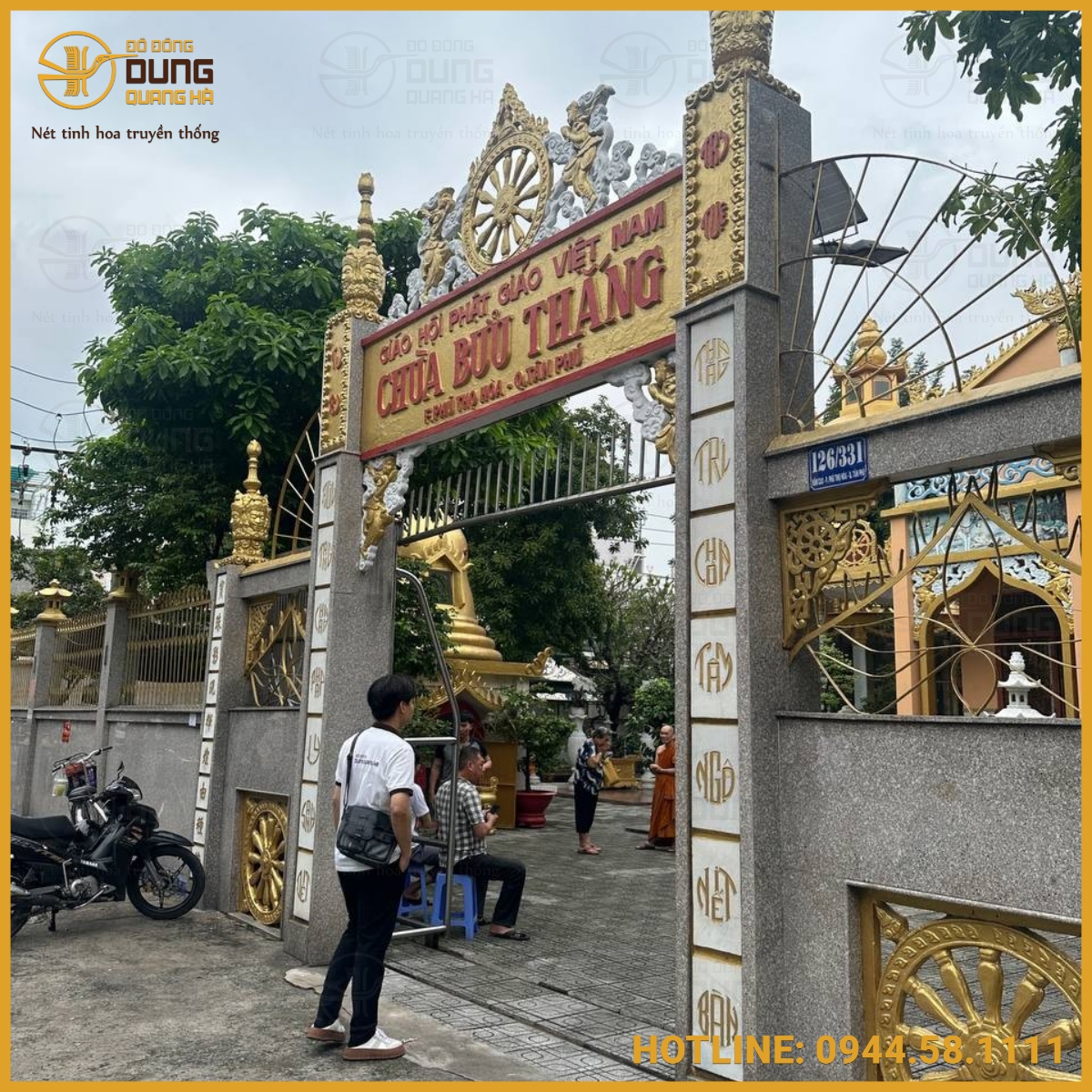 Giao tượng sư thầy tại chùa Bửu Thắng - Tân Phú - TP. Hồ Chí Minh