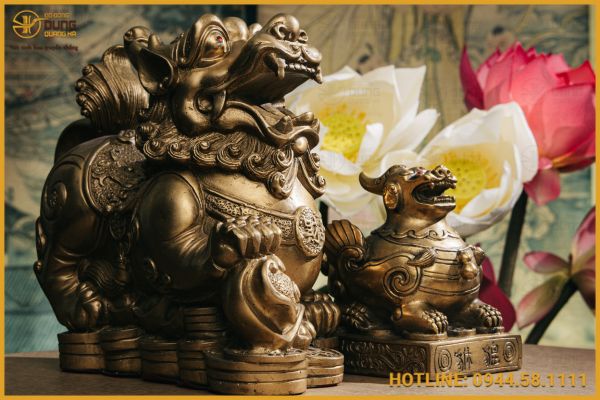 Tượng tỳ hưu bằng đồng