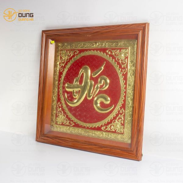 Bật Mí Ý Nghĩa Tranh Chữ Đức Bằng Đồng 