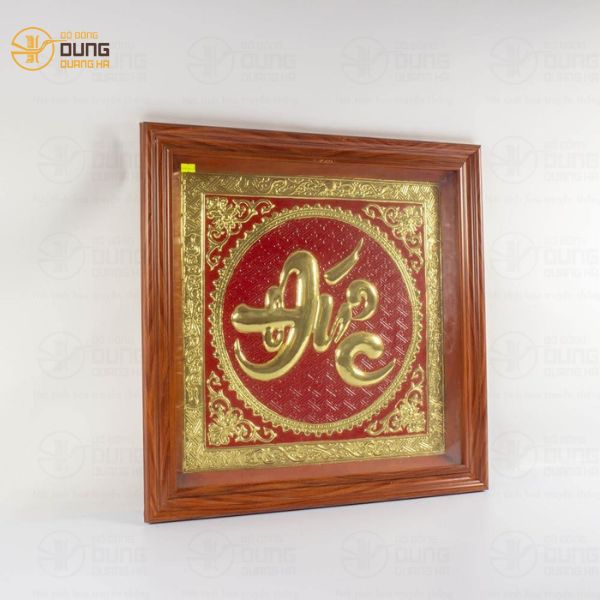 Bật Mí Ý Nghĩa Tranh Chữ Đức Bằng Đồng 