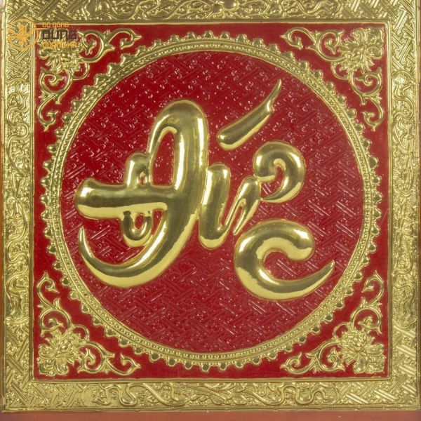 Bật Mí Ý Nghĩa Tranh Chữ Đức Bằng Đồng 