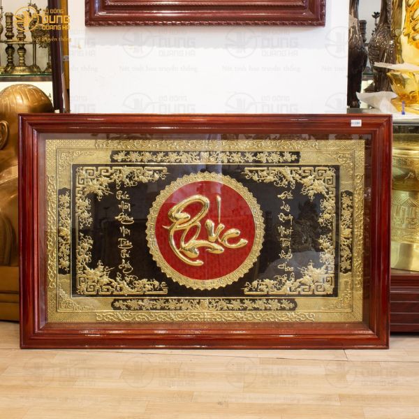 Điều Ít Ai Biết về Tranh Chữ Phúc Bằng Đồng 