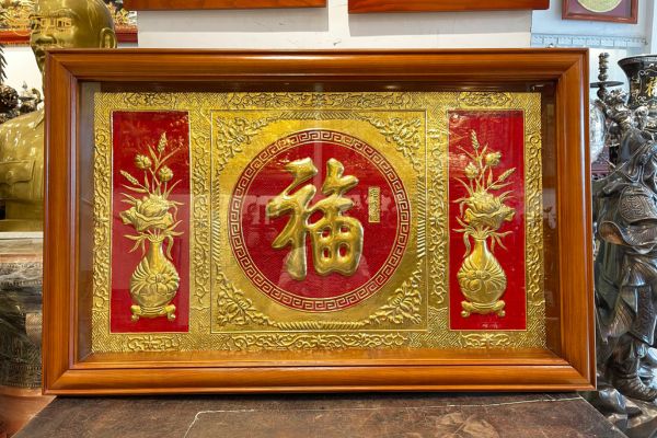 Điều Ít Ai Biết về Tranh Chữ Phúc Bằng Đồng 