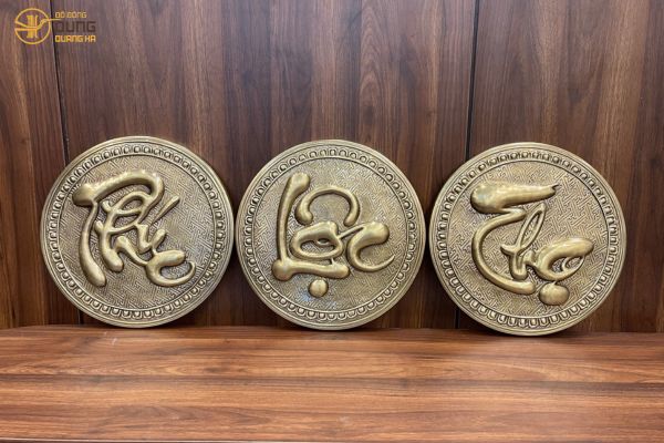 Giải Mã Bức Tranh Đồng Chữ Phúc Lộc Thọ  