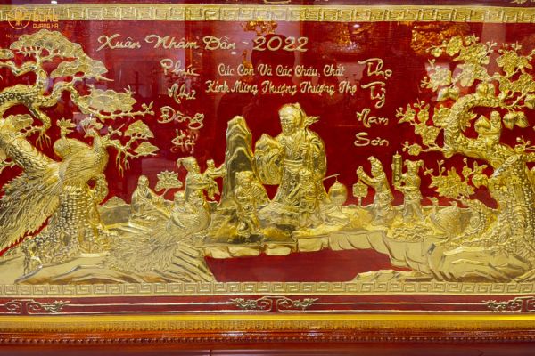 Tranh Đồng Mừng Thọ - Món Quà Tặng Ý Nghĩa 