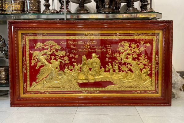Tranh Đồng Mừng Thọ - Món Quà Tặng Ý Nghĩa 