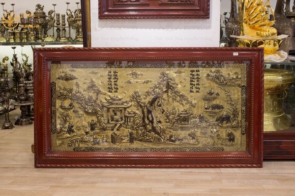 Tranh Phong Thủy Bằng Đồng Giúp Thu Hút Tài Lộc