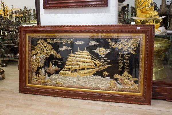 Tranh Phong Thủy Bằng Đồng Giúp Thu Hút Tài Lộc