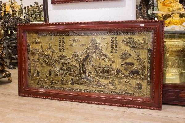 Ý Nghĩa và Cách Treo của Tranh Đồng Quê Bằng Đồng 