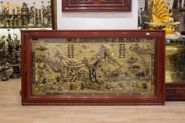 Ý Nghĩa và Cách Treo của Tranh Đồng Quê Bằng Đồng 