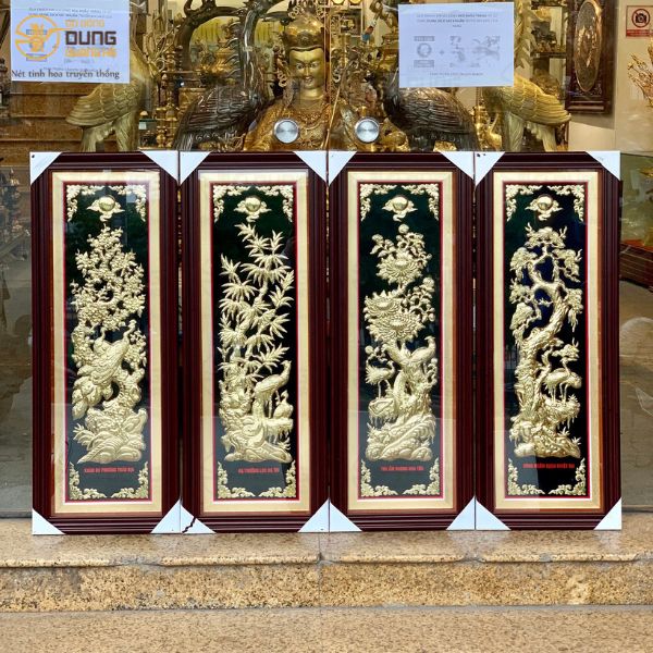 Gợi Ý Cách Treo Tranh Tứ Quý Đúng Chuẩn 