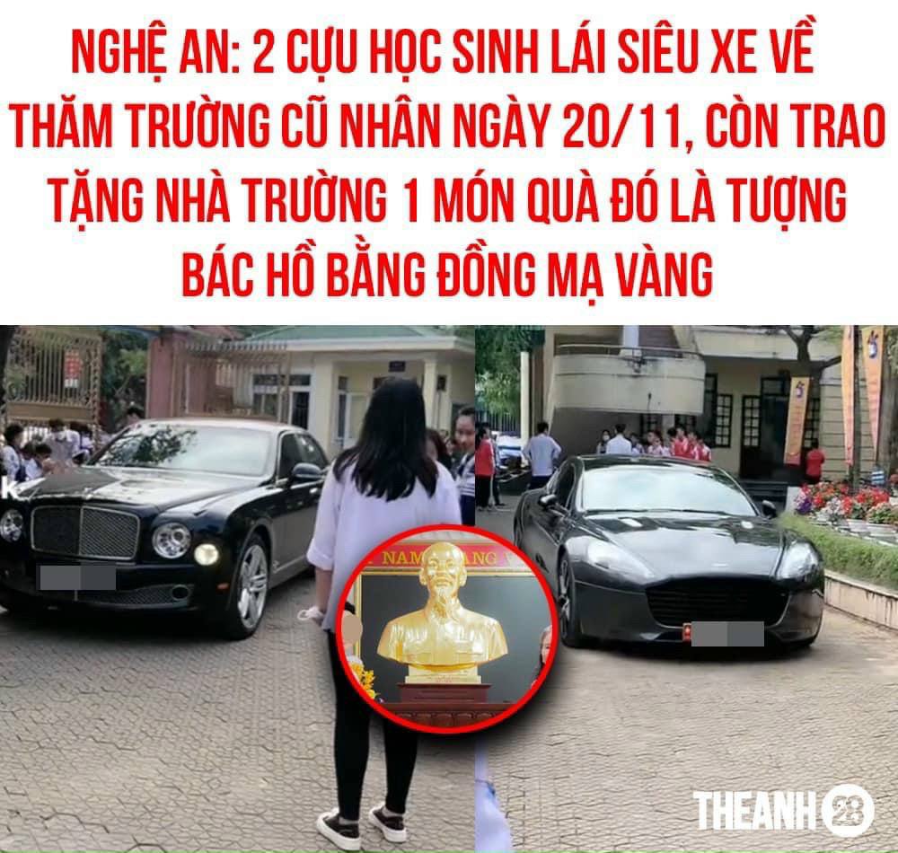 Lắp đặt Bác Hồ bán thân kích thước 80cm mạ vàng 24K cho khách Nghệ An tặng thầy cô ngày 20/11