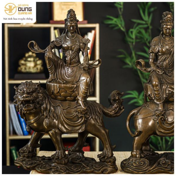 Khám Phá Tượng Bồ Tát Văn Thù và Phổ Hiền 