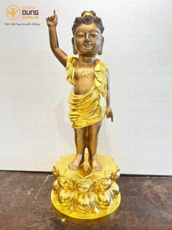 Tiết Lộ Ý Nghĩa Tượng Phật Đản Bằng Đồng