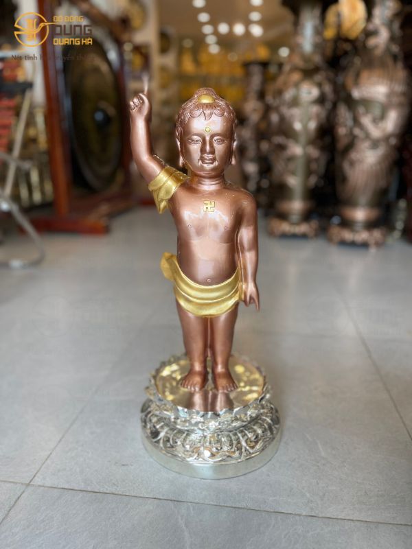 Tiết Lộ Ý Nghĩa Tượng Phật Đản Bằng Đồng