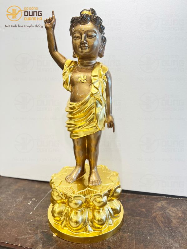 Tiết Lộ Ý Nghĩa Tượng Phật Đản Bằng Đồng