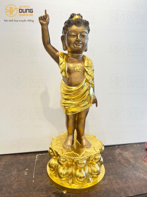 Tiết Lộ Ý Nghĩa Tượng Phật Đản Bằng Đồng