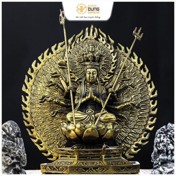 Bật Mí Quy Trình Đúc Tượng Thiên Thủ Thiên Nhãn 