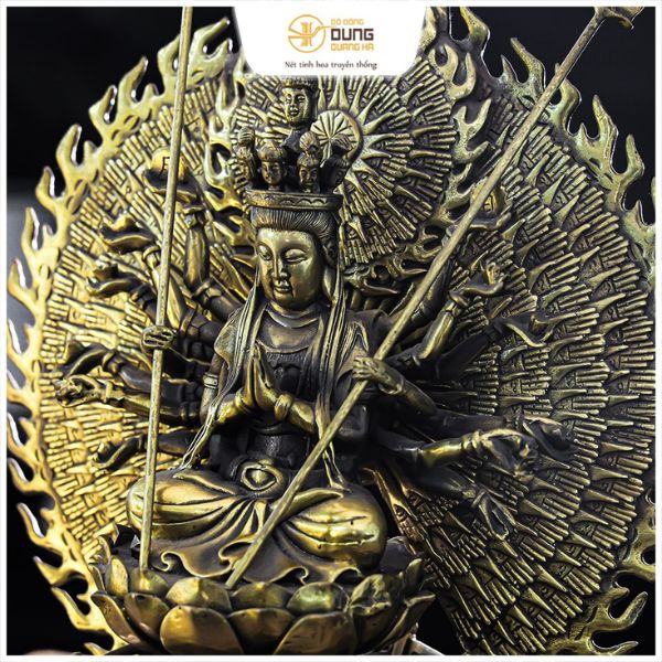 Bật Mí Quy Trình Đúc Tượng Thiên Thủ Thiên Nhãn