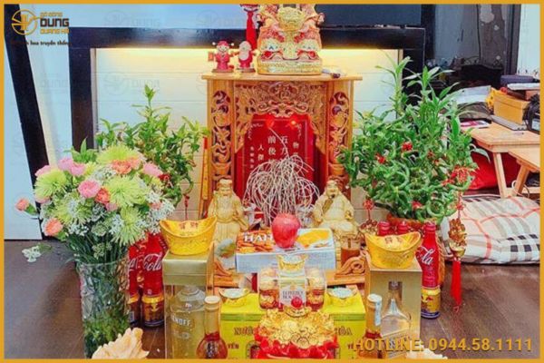 Vị trí đặt bàn thờ ông địa trong nhà chuẩn phong thủy