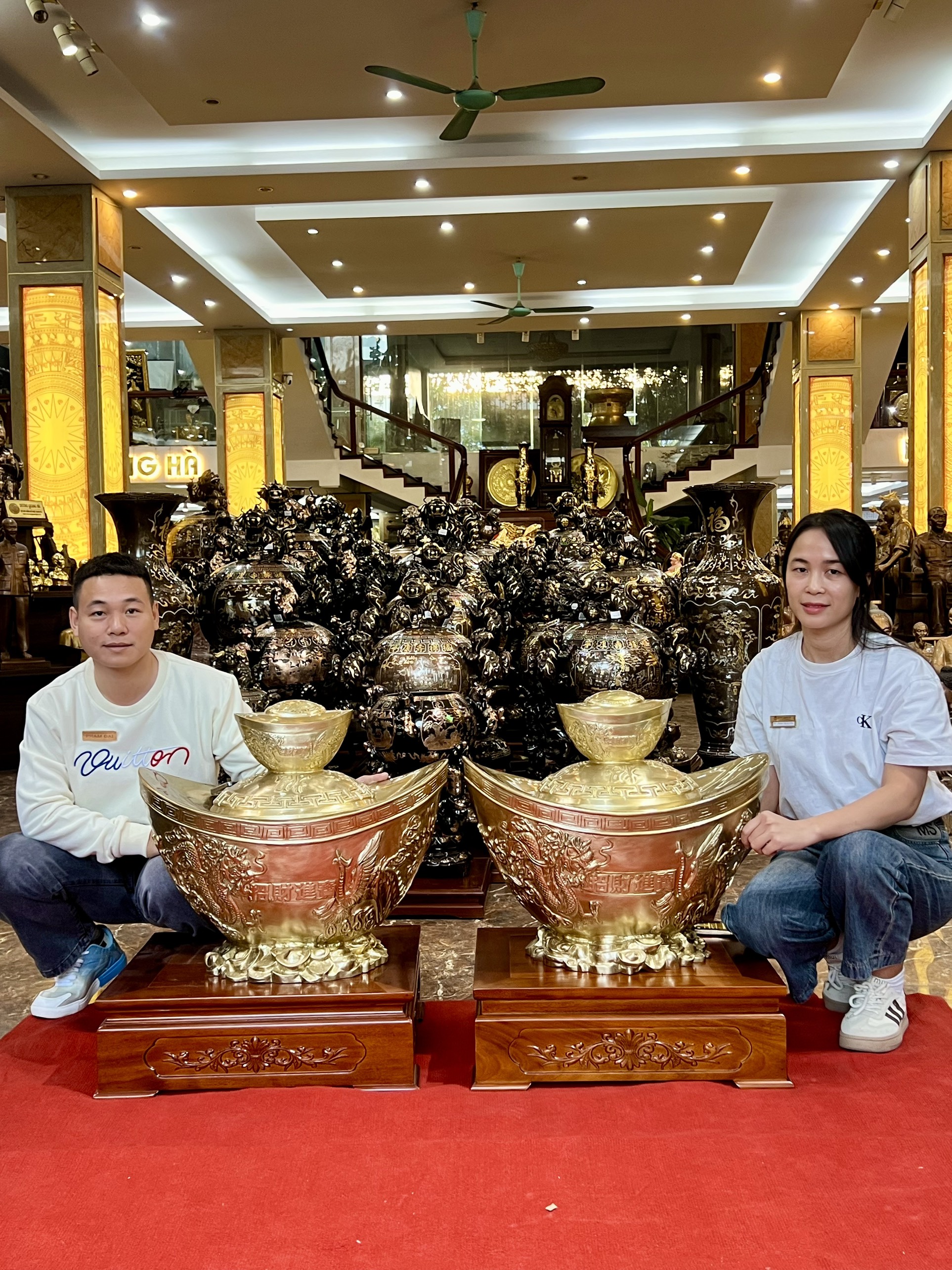Đồ đồng Thiên Phúc Chế Tác Thỏi Vàng Đồng Theo Yêu Cầu