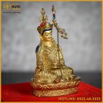 Tôn tượng Liên Hoa Sanh đồng đài loan 17cm x 10,5cm x 8cm