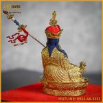 Tôn tượng Liên Hoa Sanh đồng đài loan 17cm x 10,5cm x 8cm