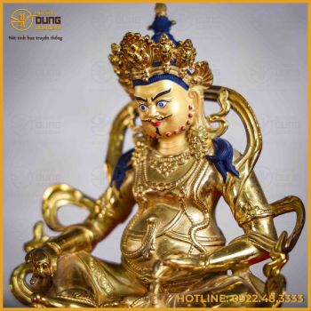 Tôn tượng Phật Hoàng Tài Bảo Thiên đồng đài loan 17cm x 12cm