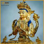 Tôn tượng Quan Âm Tứ Thủ đồng đài loan 21,5cm