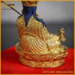 Tôn tượng Liên Hoa Sanh đồng đài loan 17cm x 10,5cm x 8cm