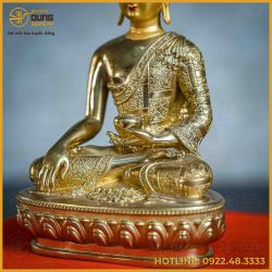 Tôn tượng Thích Ca đồng đài loan 17cm nặng 0,8kg