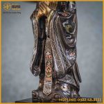 Tượng Khổng Tử khảm tam khí kỹ cao 50cm