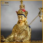 Tôn tượng Liên Hoa Sanh đồng đài loan 17cm x 10,5cm x 8cm
