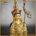 Tôn tượng Liên Hoa Sanh đồng đài loan 17cm x 10,5cm x 8cm