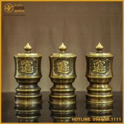 Đài thờ đồng vàng hai công nghệ đầy đủ kích thước