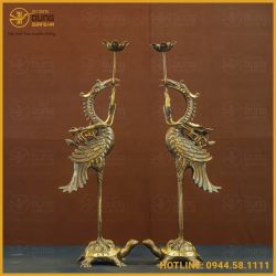 Hạc đồng đồng vàng hai công nghệ đầy đủ kích thước