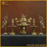 Bộ đỉnh đồng ngũ sự bằng đồng hai công nghệ