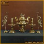 Bộ đỉnh đồng ngũ sự bằng đồng hai công nghệ